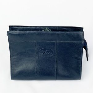 Navy Blue Le Sac Clutch
